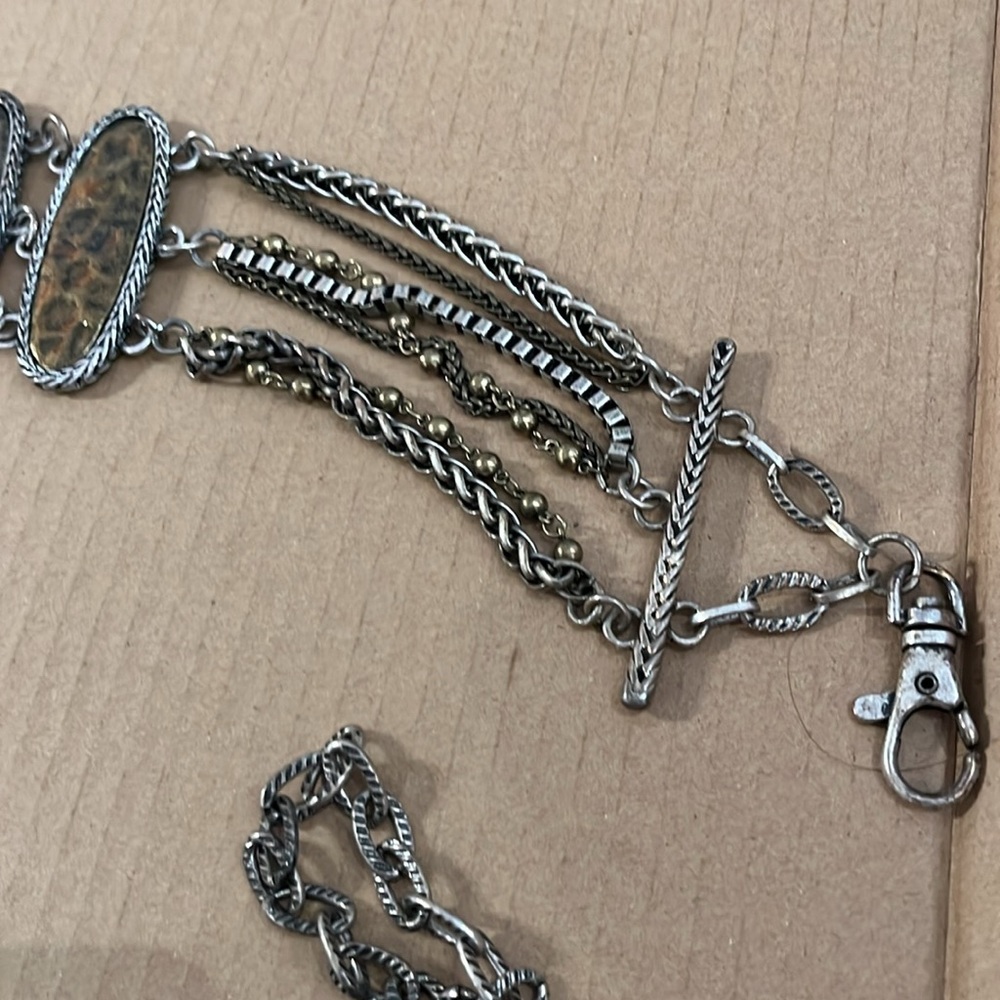 Chicos Hammered Primitive Belt, Different Chains … - image 3